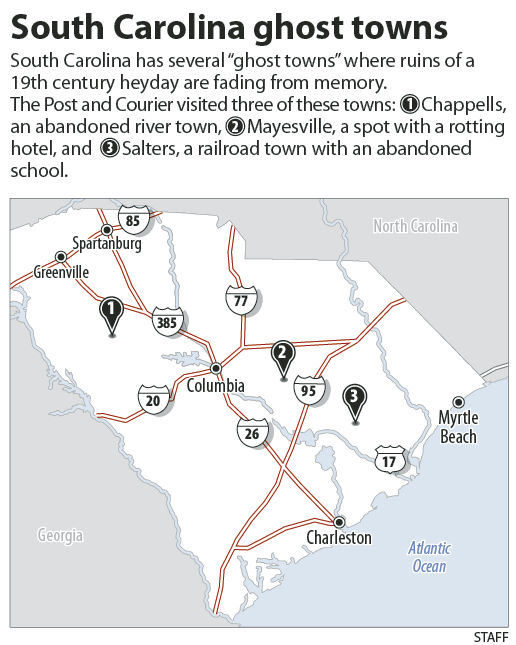 South Carolina ghost towns